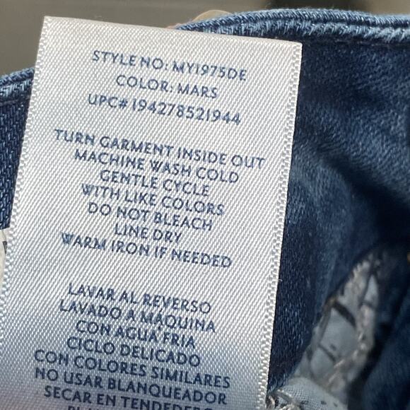 Seven7 Jeans Womens Size 8 Tummyless High Rise Skinny 30x29 Stretch Embroidered - Picture 8 of 8